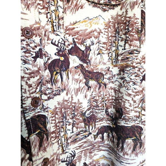 J.Crew Heavyweight Deer Scene Button-up Shirt - Picture 3 of 5